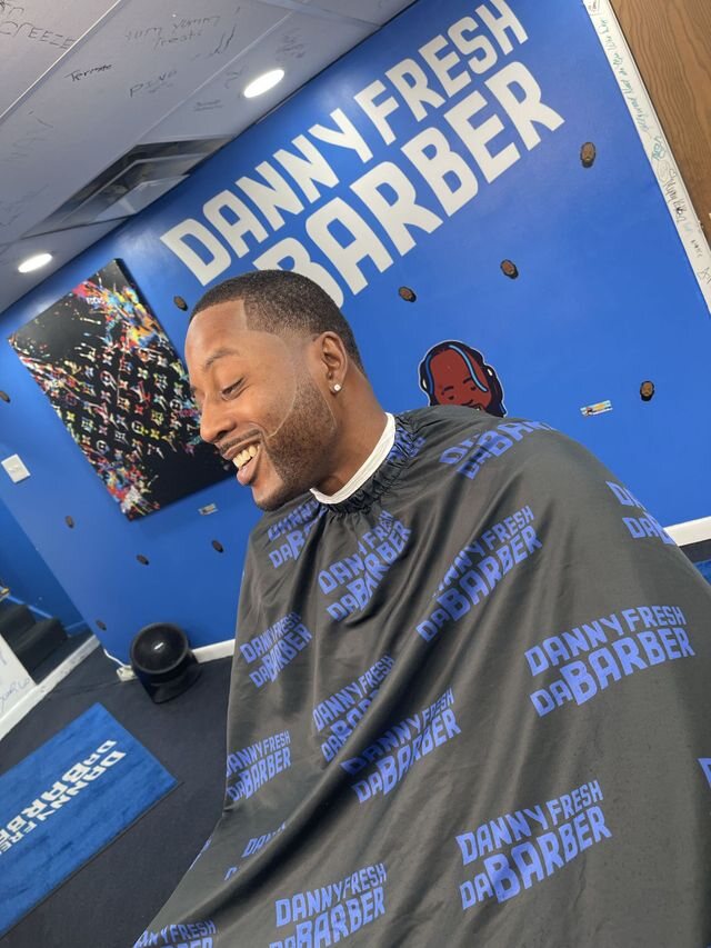 Finished haircut photographed at Danny Fresh Da Barber