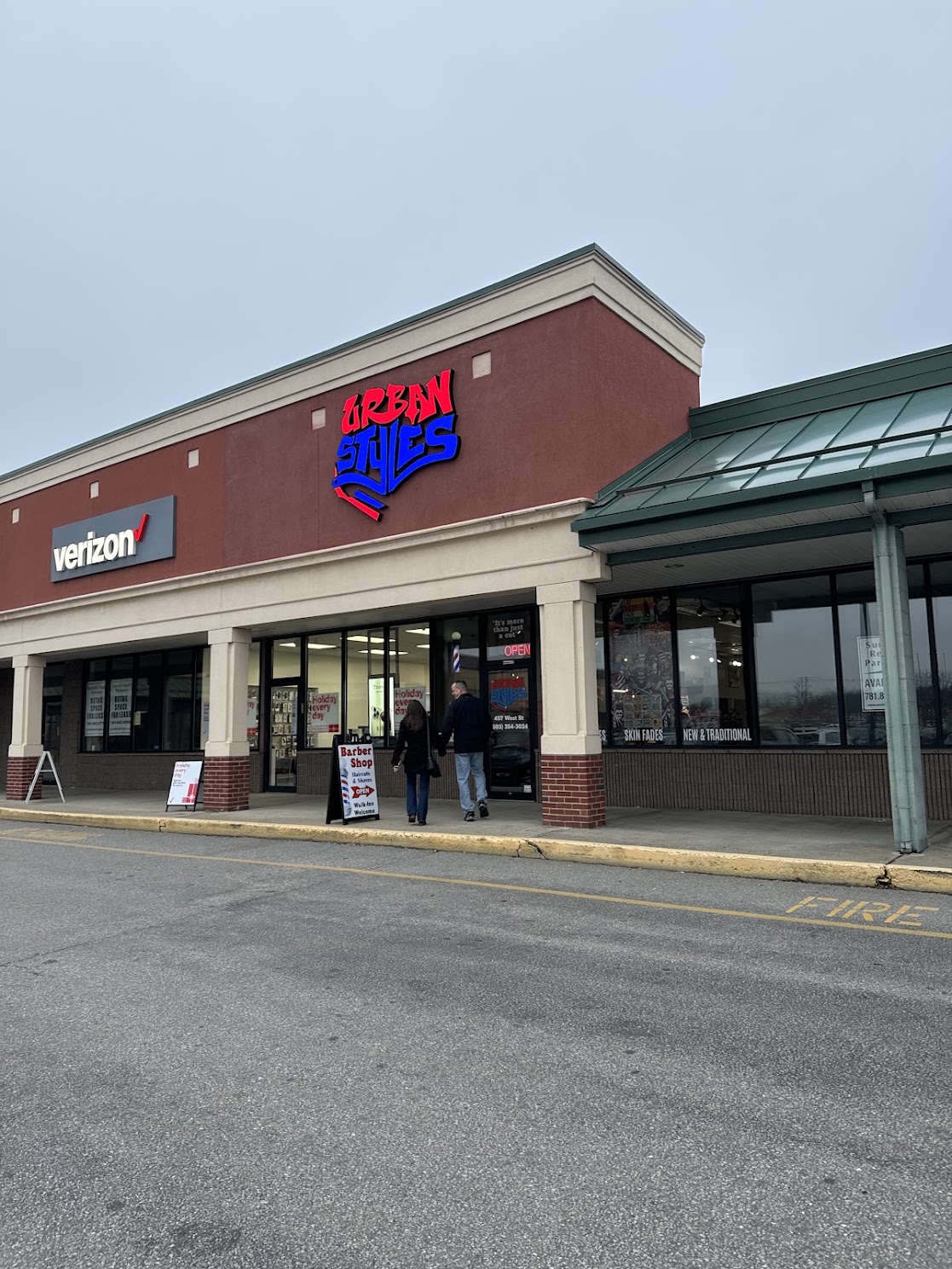 Urban Styles storefront at 457 West Street in Keene